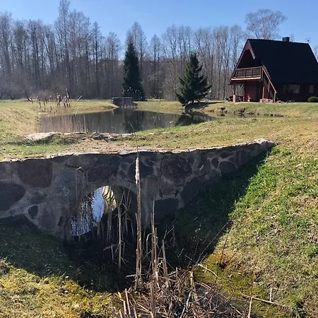 펜션 Holidayhouse With Sauna And Pond Leesoja Puhkemaja