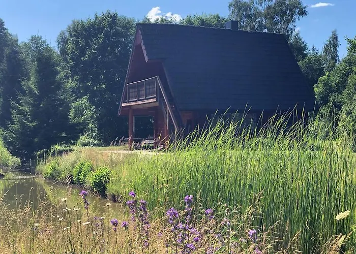 Holidayhouse With Sauna And Pond Leesoja Puhkemaja